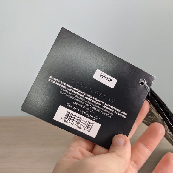 Urban Decay Makeup Bag / Cosmetics Case With Tags - Picture 6 of 7